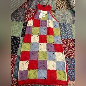 Colorful Crochet Dress